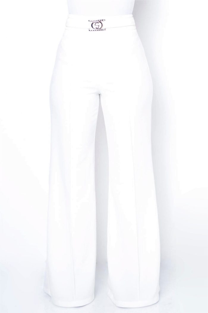 Classic Everyday White Pant With Back Zipper – Critique’ Boutique